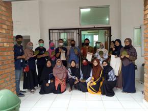 Kunjungan Tim PT Timah Tbk. dan Tinskubator ke Start-Up Ecoplantstic di Laboratorium Fisika, Universitas Bangka Belitung